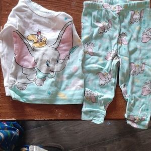 12 months dumbo Pajama set and minnie pants